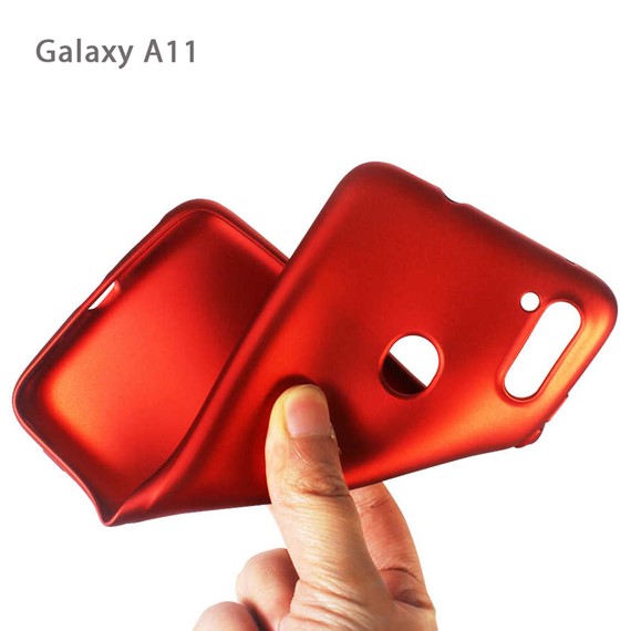 Samsung Galaxy A11 Kılıf CaseUp Matte Surface Kırmızı 4